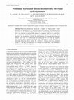 Research paper thumbnail of Nonlinear waves and shocks in relativistic two-fluid hydrodynamics