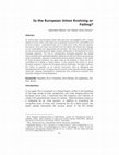 Research paper thumbnail of Is the European Union Evolving or Failing?