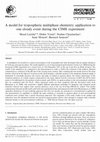 Research paper thumbnail of A model for tropospheric multiphase chemistry: application to one cloudy event during the CIME experiment