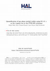 Research paper thumbnail of Quantification of gas phase methyl iodide using H3O+ as the reagent ion in the PTR-MS technique