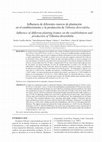 Research paper thumbnail of Influencia de diferentes marcos de plantación en el establecimiento y la producción de Tithonia diversifolia