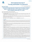 Research paper thumbnail of Advanced Nursing Education Family Nurse Practitioner Students Improve Health Outcomes for the Medically Underserved at Nurse Managed Student Run Free Clinics