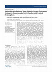 Research paper thumbnail of Authorship Attribution of Short Historical Arabic Texts using Stylometric Features and a KNN Classifier with Limited Training Data