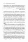 Research paper thumbnail of Christian Reconstruction: R.J. Rushdoony and American Religious Conservatism, written by Michael J. McVicar