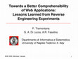 Research paper thumbnail of Towards a better comprehensibility of web applications: lessons learned from reverse engineering experiments