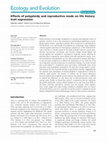 Research paper thumbnail of Effects of polyploidy and reproductive mode on life history trait expression