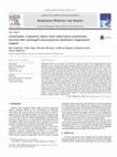 Research paper thumbnail of Catastrophic respiratory failure from tuberculosis pneumonia: Survival after prolonged extracorporeal membrane oxygenation support