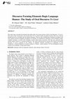 Research paper thumbnail of Discourse Forming Elements Bugis Language Humor: The Study of Oral Discourse To Liseé