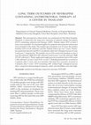 Research paper thumbnail of Long term outcomes of nevirapine containing antiretroviral therapy at a center in Thailand