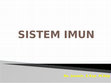 Research paper thumbnail of SISTEM IMUN