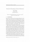 Research paper thumbnail of Starting the Dismantling of Classical Mathematics