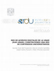 Research paper thumbnail of Red de Acervos Digitales de la UNAM (RAD-UNAM): Construyendo una red de contenidos universitarios