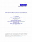 Research paper thumbnail of Equity and Access to Tertiary Education: The Case of Vietnam