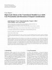 Research paper thumbnail of High-Grade Glioma of the Ventrolateral Medulla in an Adult: Case Presentation and Discussion of Surgical Considerations