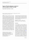 Research paper thumbnail of Impact of Diwali celebrations on urban air and noise quality in Delhi City, India