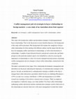 Research paper thumbnail of Conflict management and exit strategies in buyer-relationships in foreign markets: A case study of an Australian citrus fruit exporter