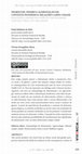 Research paper thumbnail of Negritude, Gênero e Alimentação Em Contexto Pandêmico: Relações Campo-Cidade