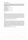 Research paper thumbnail of Influence of Product Quality, Product Design and Promotion on Iphone Purchase Decisions on Students in Yogyakarta