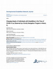 Research paper thumbnail of Changing Needs of Individuals with Disabilities in the Time of COVID-19 as Observed by a Family Navigation Program in Miami, FL