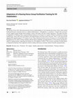 Research paper thumbnail of Adaptation of a Hearing Voices Group Facilitation Training for VA Stakeholders