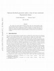 Research paper thumbnail of Optimal dividend payments under a time of ruin constraint: Exponential claims