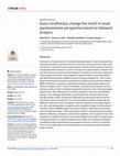 Research paper thumbnail of Does mindfulness change the mind? A novel psychonectome perspective based on Network Analysis