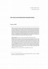 Research paper thumbnail of Kur'ân'da Lanet Kelimesinin Semantik Analizi