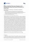 Research paper thumbnail of Effects of the Back Plate Inner Diameter on the Frictional Heat Input and General Performance of Brush Seals