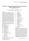 Research paper thumbnail of Procedure for Analyzing, Manipulating and Meshing of Compressor Blades to Simulate their Flow