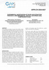 Research paper thumbnail of Experimental Investigation of Bleed Air Extraction through a Circumferential Gap in a Low Speed Axial Compressor Stage