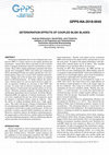 Research paper thumbnail of Deterioration effects of coupled blisk blades