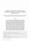 Research paper thumbnail of Gênese e classificação dos solos de uma topossequência em área de carste na Serra da Bodoquena , MS