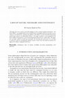 Research paper thumbnail of Laws of Nature: Necessary and Contingent