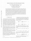 Research paper thumbnail of Quantum mechanics and the weak equivalence principle