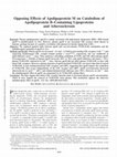 Research paper thumbnail of Opposing Effects of Apolipoprotein M on Catabolism of Apolipoprotein B–Containing Lipoproteins and Atherosclerosis