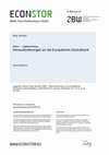 Research paper thumbnail of Herausforderungen an die Europ�ische Zentralbank