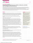 Research paper thumbnail of Comparing Kidney Health Outcomes in Children, Adolescents, and Adults With Focal Segmental Glomerulosclerosis