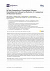 Research paper thumbnail of In situ preparation of crosslinked polymer electrolytes for lithium ion batteries