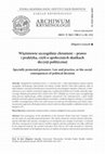 Research paper thumbnail of Więźniowie szczególnie chronieni – prawo i praktyka, czyli o społecznych skutkach decyzji politycznej