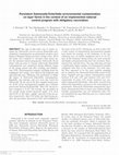 Research paper thumbnail of Persistent Salmonella Enteritidis environmental contamination on layer farms in the context of an implemented national control program with obligatory vaccination