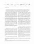 Research paper thumbnail of Law, Emasculation, and Sexual Violence in India