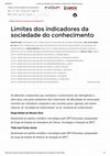 Research paper thumbnail of Limites dos indicadores da sociedade do conhecimento