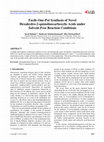 Research paper thumbnail of Facile One-Pot Synthesis of Novel Hexahydro-2-quinolinecarboxylic Acids under Solvent-Free Reaction Conditions