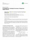 Research paper thumbnail of On Multiplicative Topological Invariants of Magnesium Iodide Structure