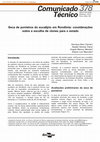 Research paper thumbnail of Seca de ponteiros do eucalipto em Rondônia: considerações sobre a escolha de clones para o estado