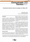 Research paper thumbnail of Crescimento inicial de clones de eucalipto em Vilhena, RO