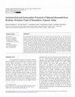 Research paper thumbnail of Antimicrobial and Antioxidant Potential of Selected Seaweeds from Kodinar, Southern Coast of Saurashtra, Gujarat, India