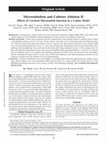 Research paper thumbnail of Microembolism and catheter ablation II: effects of cerebral microemboli injection in a canine model