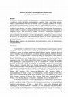 Research paper thumbnail of Histórias no ensino e aprendizagem em administração: relevância, conhecimentos e perspectivas