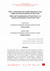 Research paper thumbnail of Ética e comunicação das escolhas alimentares: uma análise da tribo pós-moderna do Slow Food || Ethics and Communication of Food Choices: An Analysis of Postmodern Tribe of Slow Food